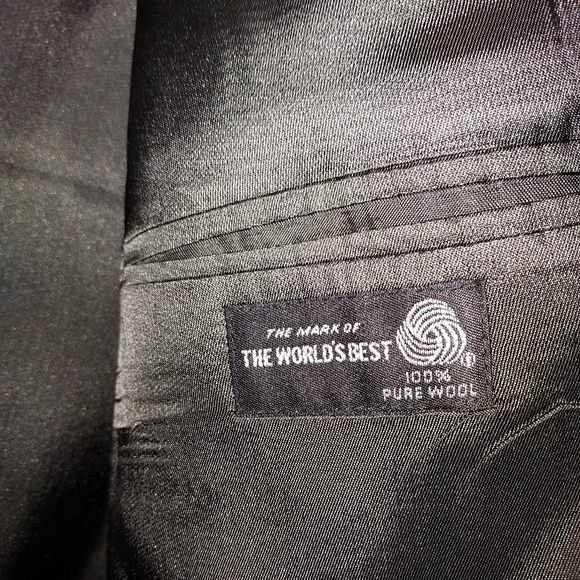 Barrington Wool Herringbone 2-Button Blazer Casual Business Collegiate 48R - Picture 6 of 6